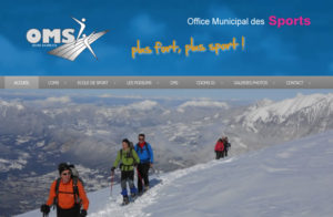 Réalisation site web Omsport Bourg en Bresse