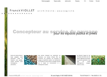 Création du site internet de l'entreprise VIOLLET Franck à Chazeu-sur-Ain