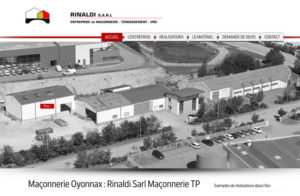 Réalisation site web entreprise Rinaldi à Veyziat