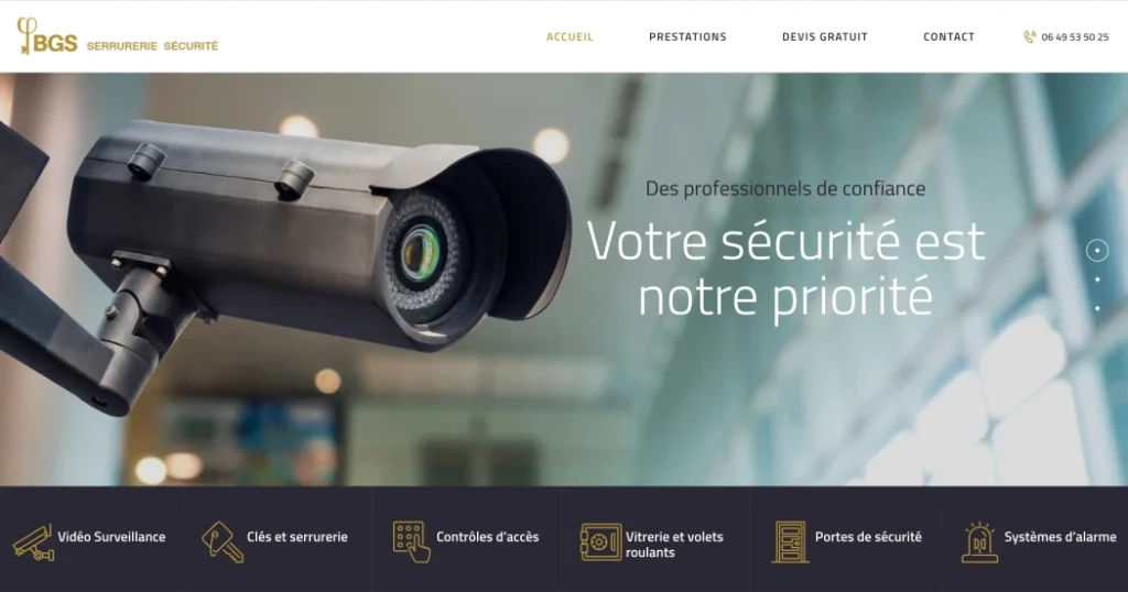 creation site vitrine