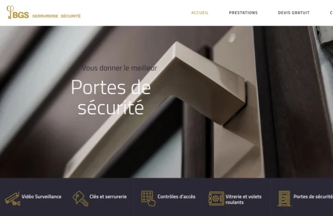 realisation site web bgs securite